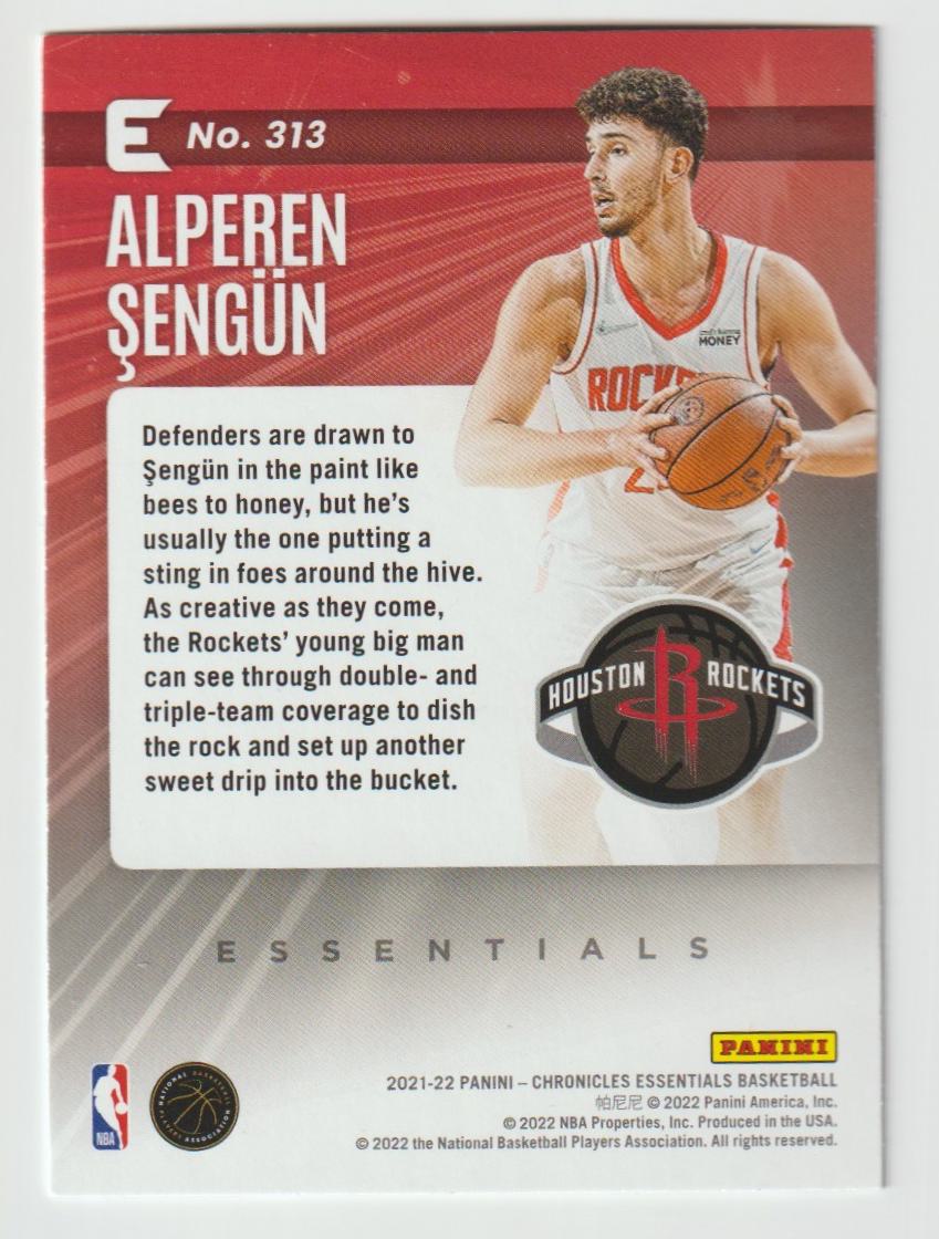 313 Alperen Sengun - Houston Rockets Green