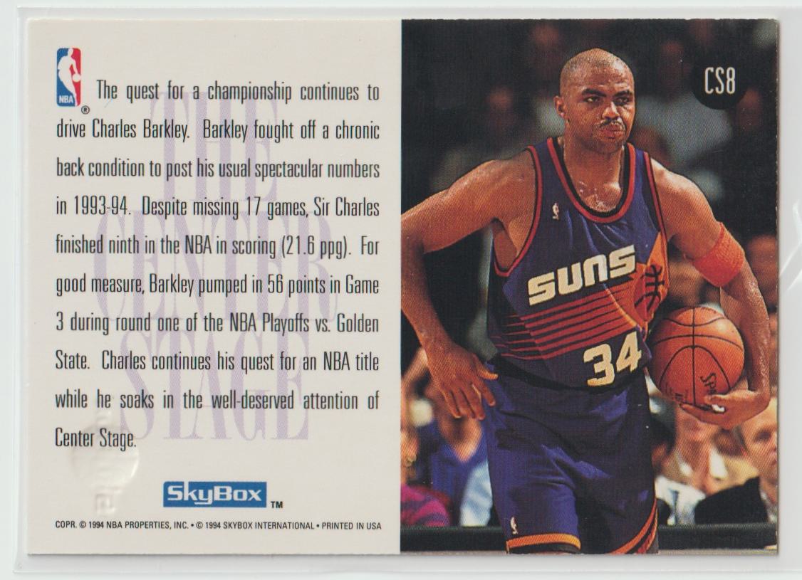 1994/95 Skybox Center Stage Complete set of 9 cards