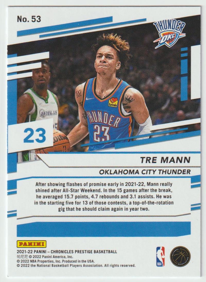 053 Tre Mann - Oklahoma City Thunder