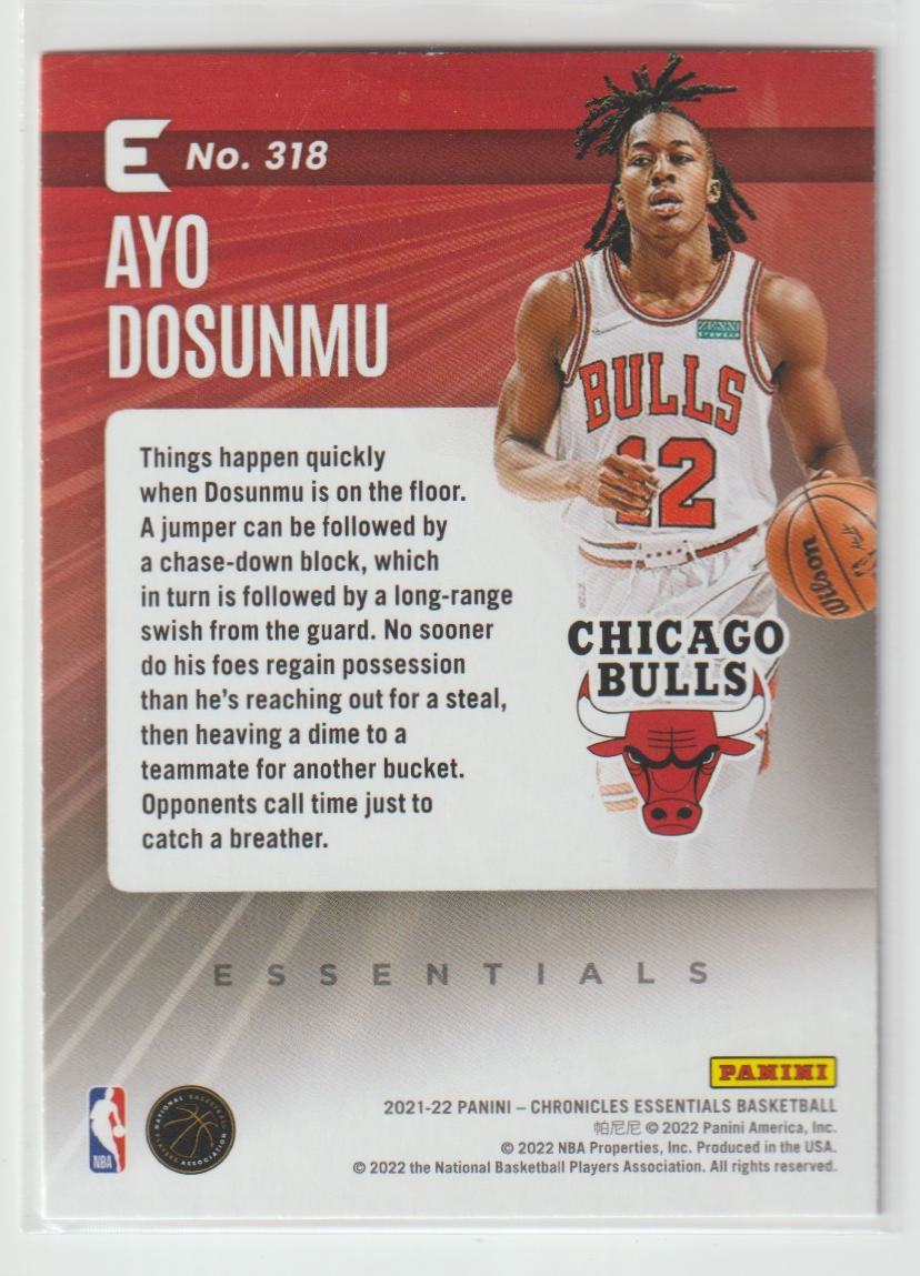 318 Ayo Dosunmu - Chicago Bulls