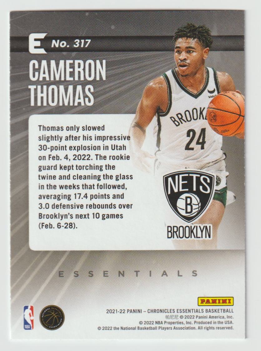 317 Cameron Thomas - Brooklyn Nets