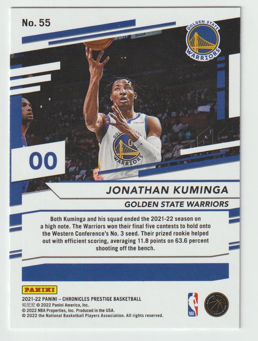 055 Jonathan Kuminga - Golden State Warriors