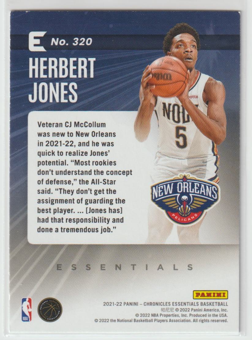 320 Herbert Jones - New Orleans Pelicans Green