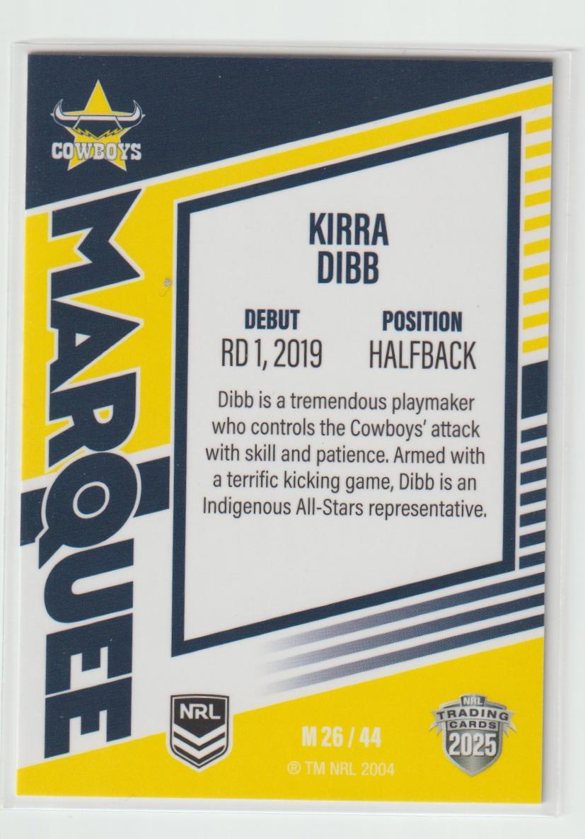 M26/44 COWBOYS KIRRA DIBB
