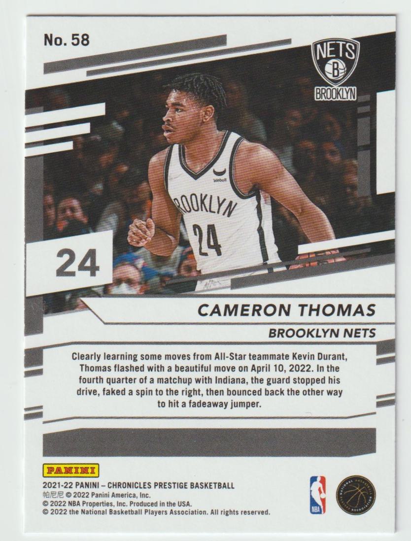 058 Cameron Thomas - Brooklyn Nets