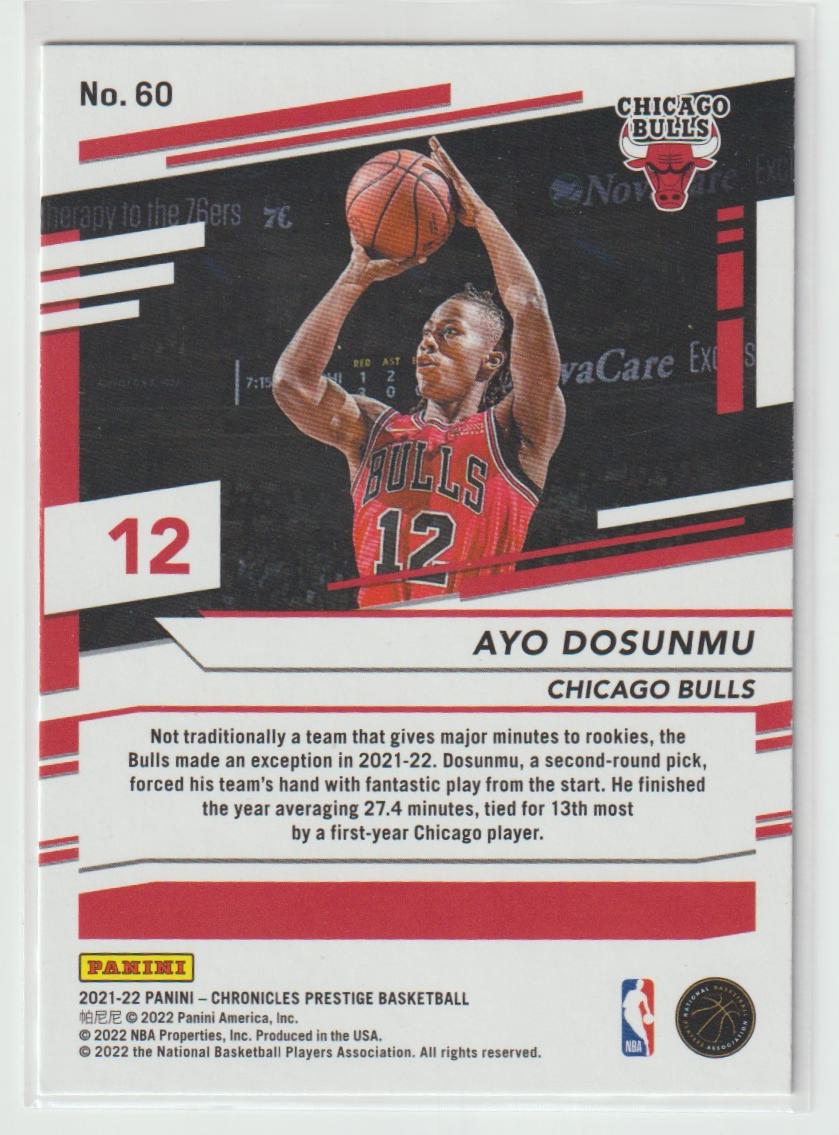 060 Ayo Dosunmu - Chicago Bulls