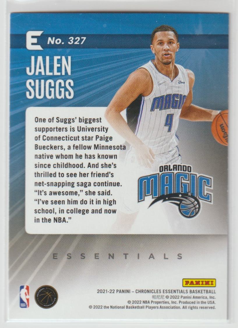 327 Jalen Suggs - Orlando Magic Bronze