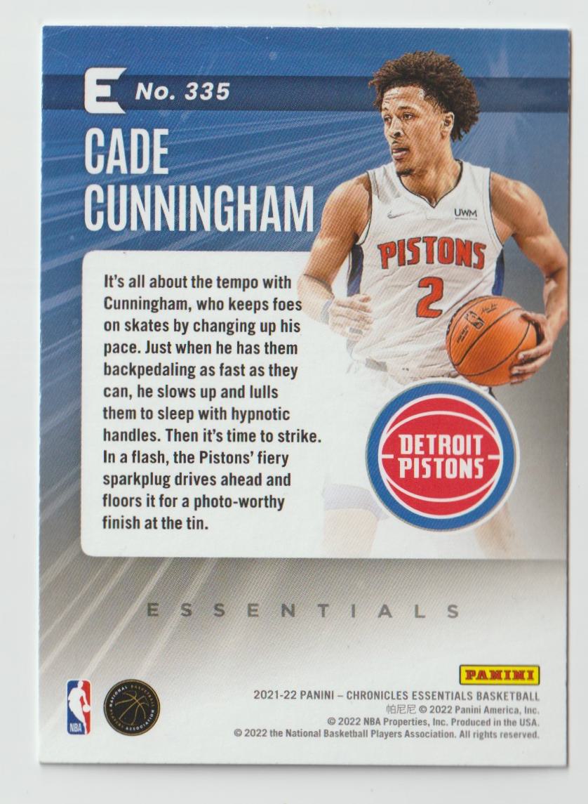 335 Cade Cunningham - Detroit Pistons Green