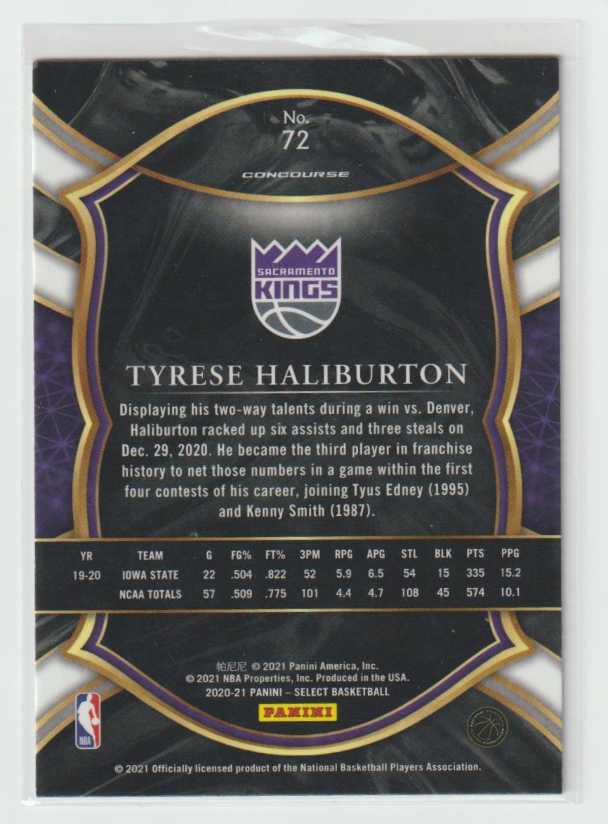 072 Tyrese Haliburton - Sacramento Kings Blue Retail