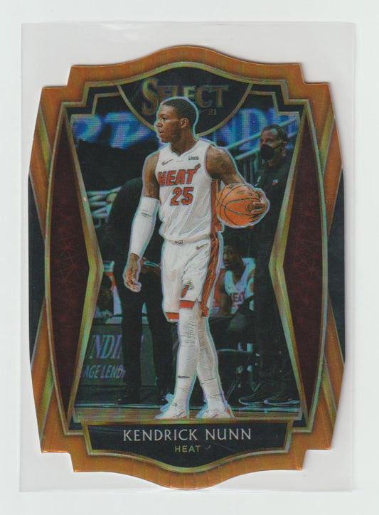 153 Kendrick Nunn - Miami Heat Orange Die Cut 47/65