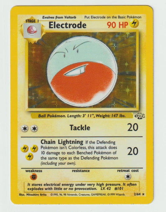 2/64: Electrode – Lightning – Rare Holo