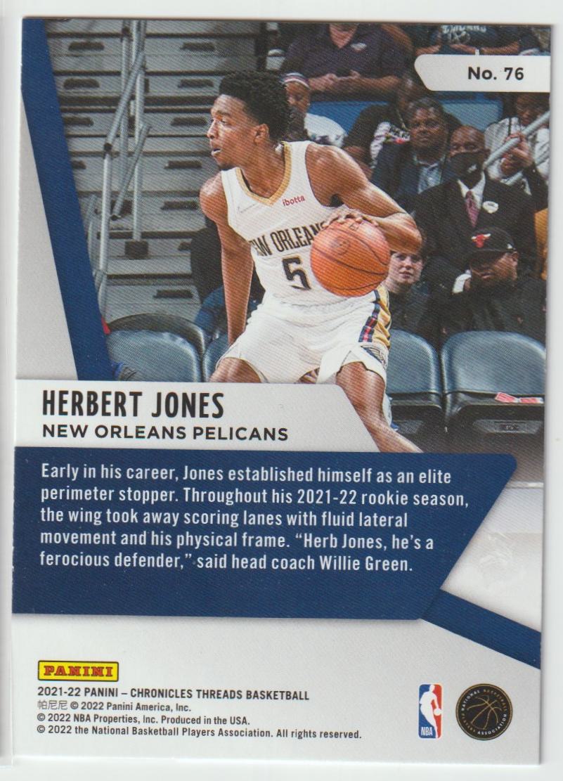 076 Herbert Jones - New Orleans Pelicans