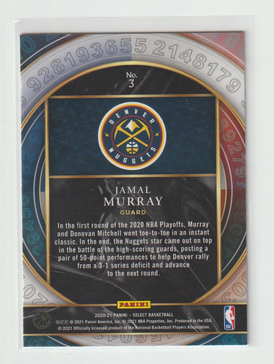 Numbers 3 Jamal Murray Denver Nuggets