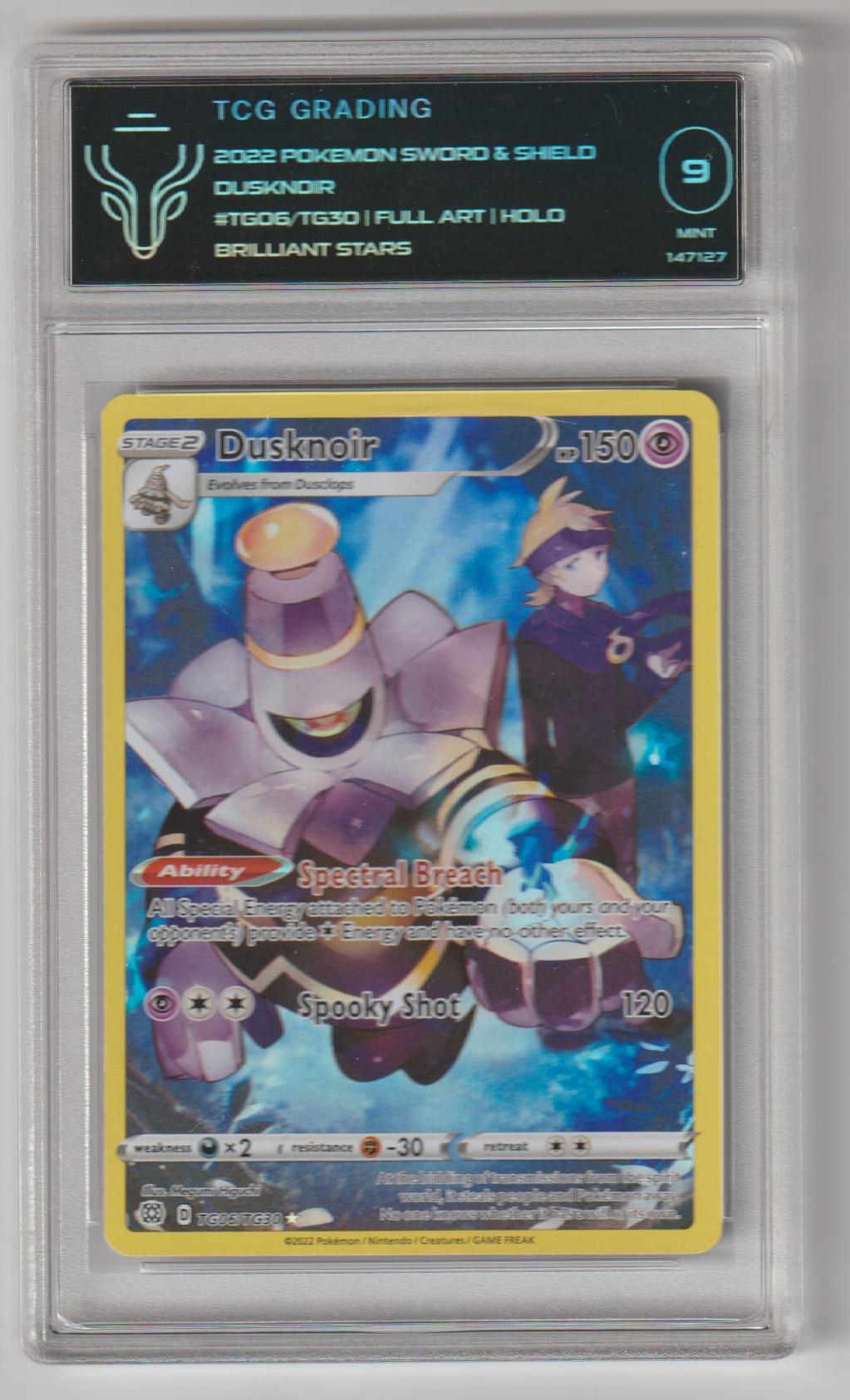 TG06/TG30   Dusknoir Holo Rare TCG 9