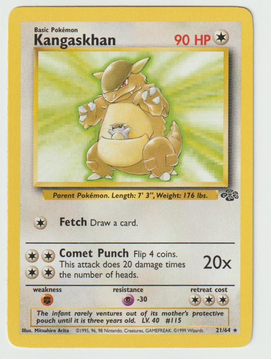 21/64: Kangaskhan – Colorless – Rare