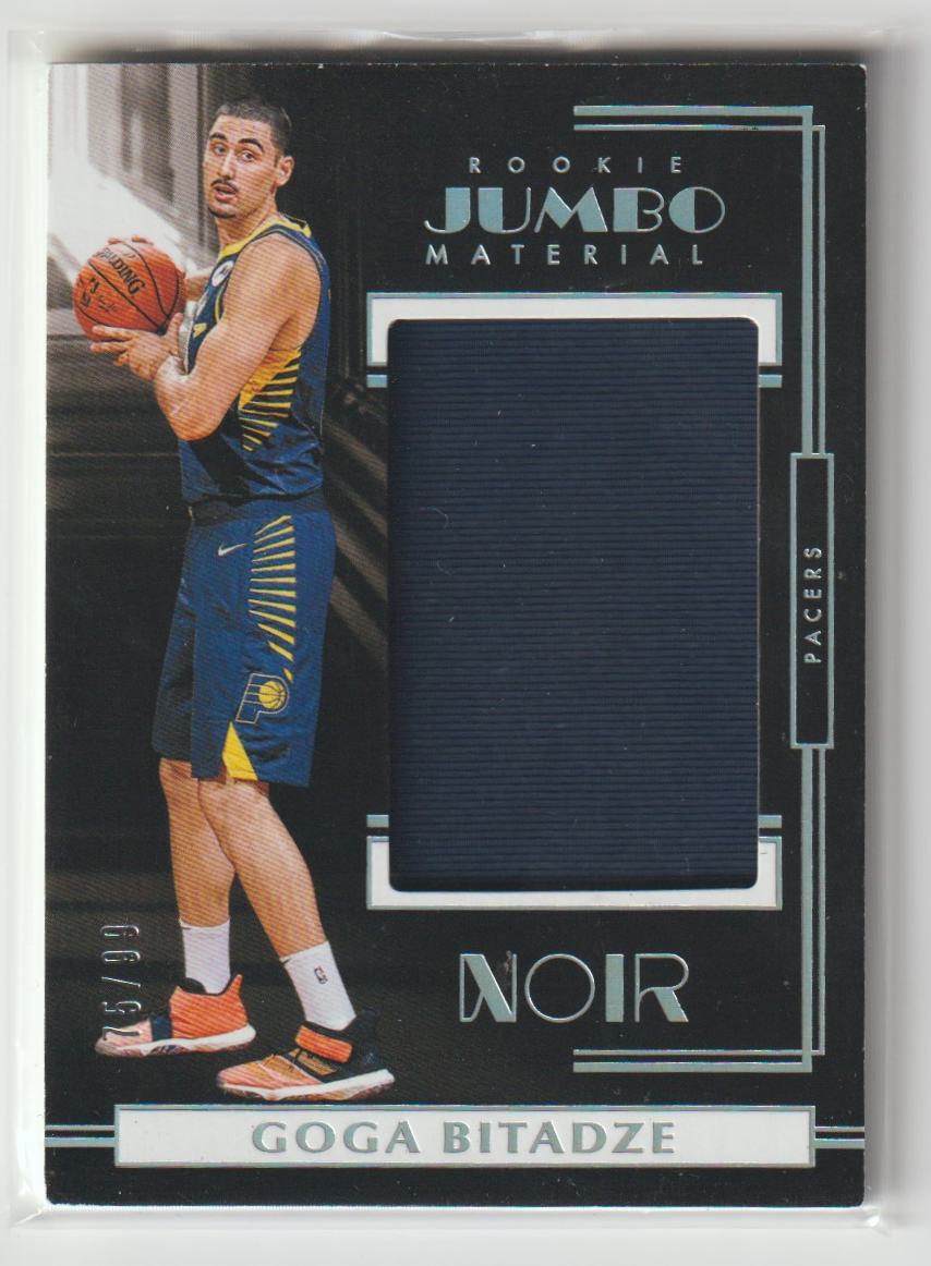 Rookie Jumbo Materials RJ-GGB Goga Bitadze Indiana Pacers 75/99