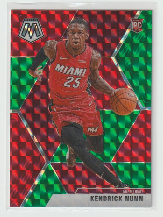 234 Kendrick Nunn Miami Heat Choice red Green Prizm