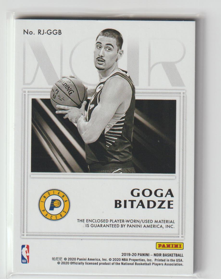 Rookie Jumbo Materials RJ-GGB Goga Bitadze Indiana Pacers 75/99