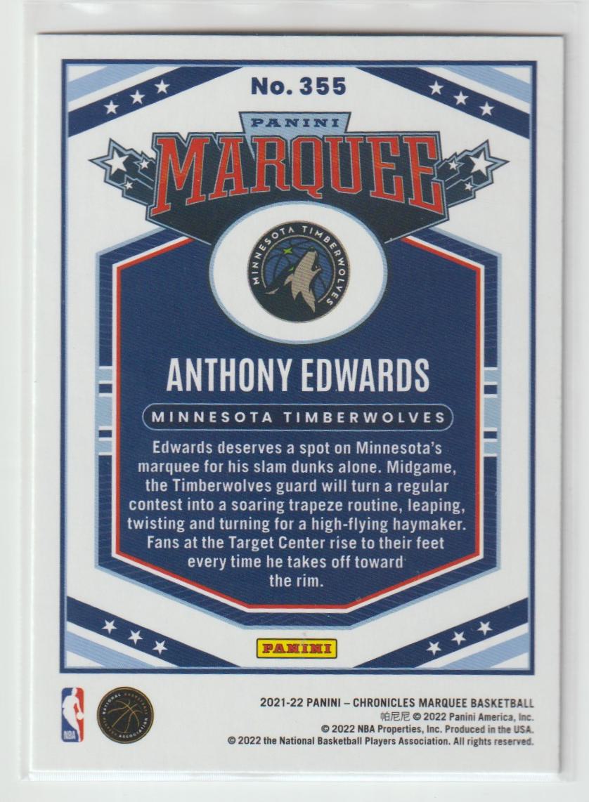 355 Anthony Edwards - Minnesota Timberwolves