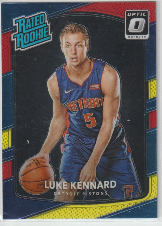 189 Luke Kennard - Detroit Pistons  Mega Box Red/Yellow