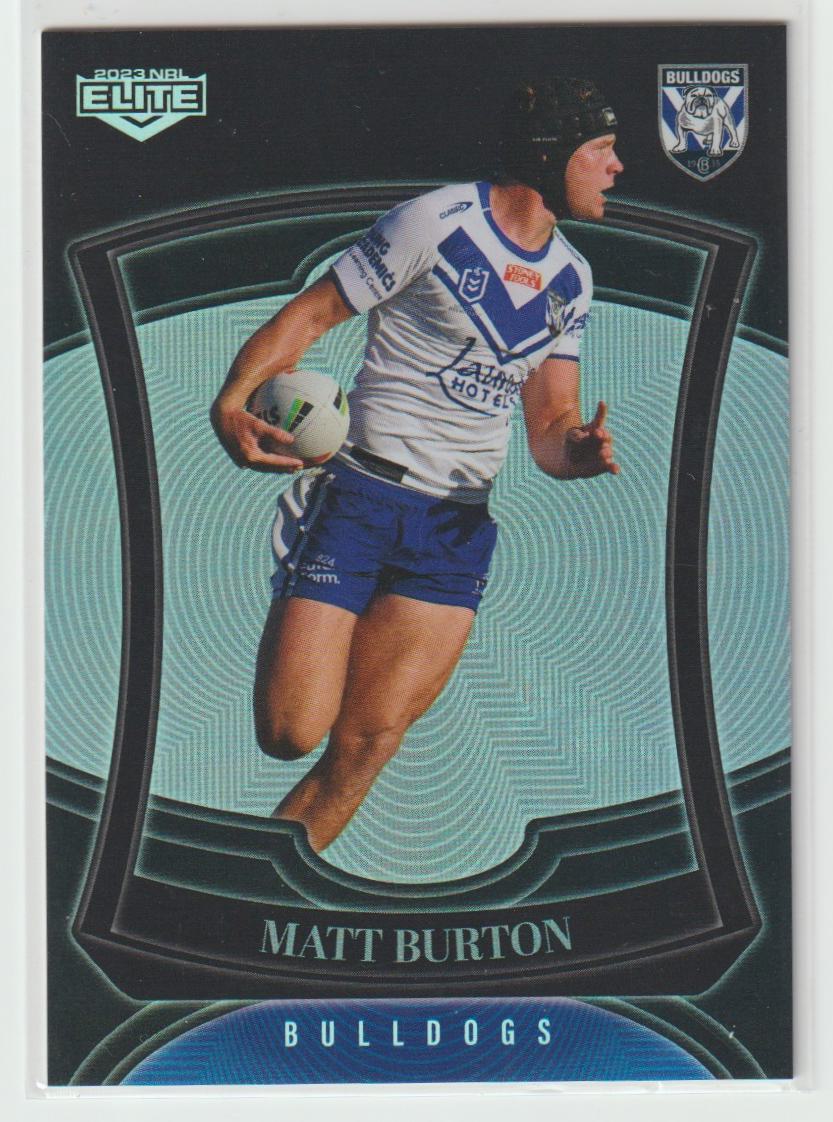 P022 Matt Burton Canterbury Bankstown Bulldogs Silver Special