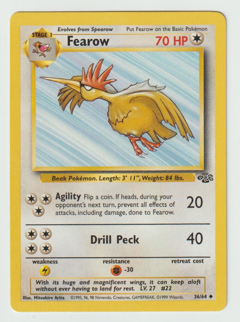36/64: Fearow – Colorless – Uncommon