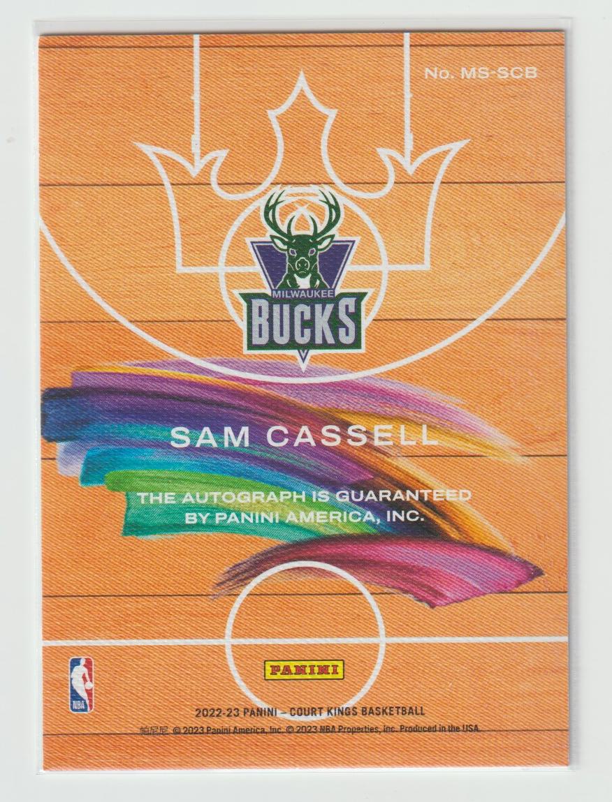 Masterstrokes MS-SCB Sam Cassell - Milwaukee Bucks Jade