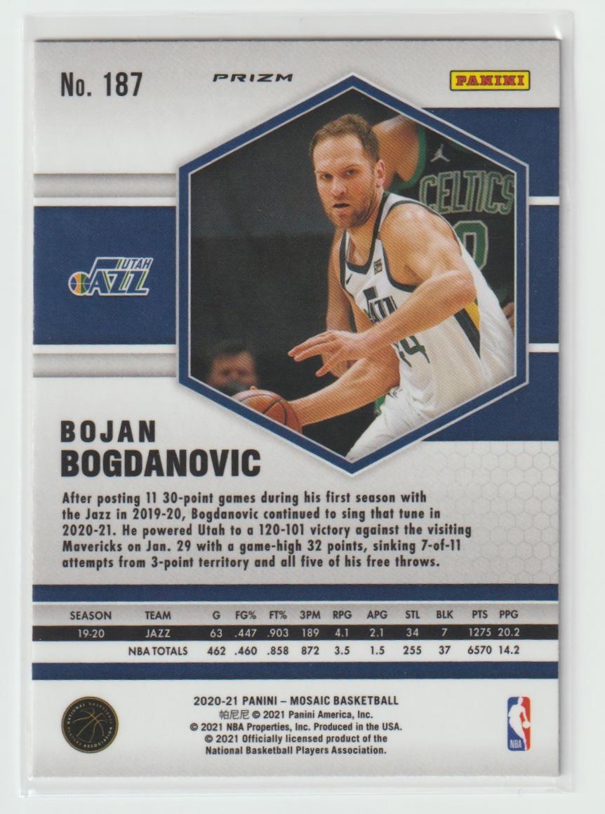 187 Bojan Bogdanovic - Utah Jazz Red Wave