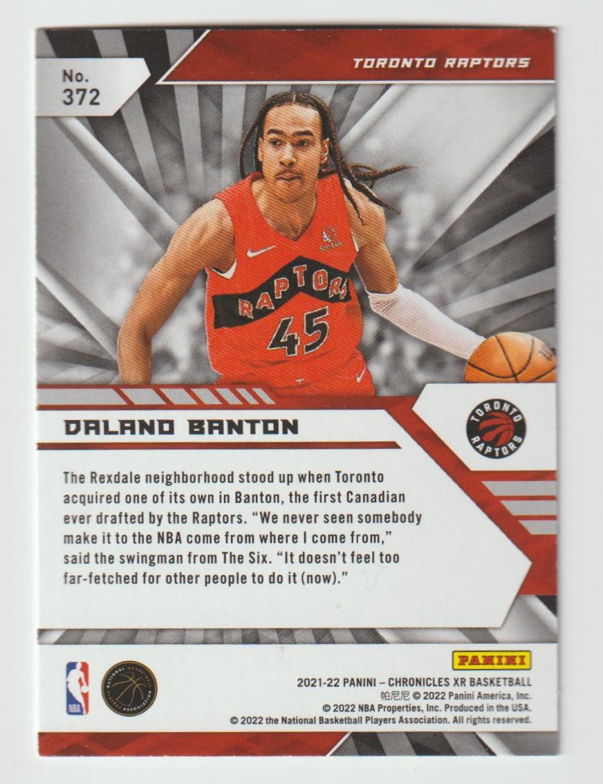 372 Dalano Banton - Toronto Raptors