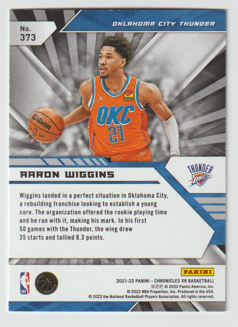 373 Aaron Wiggins - Oklahoma City Thunder