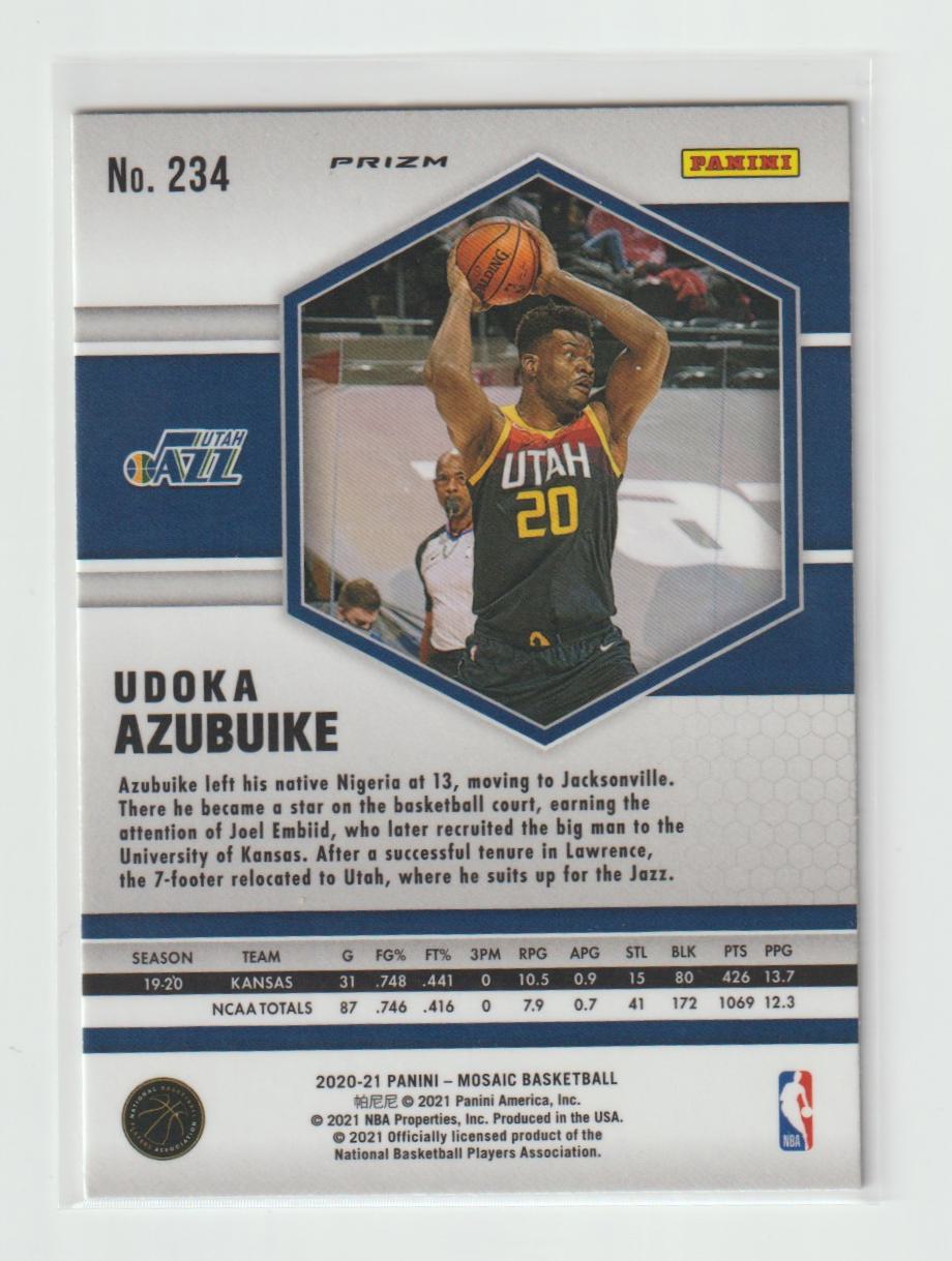 234 Udoka Azubuike - Utah Jazz Gold Wave