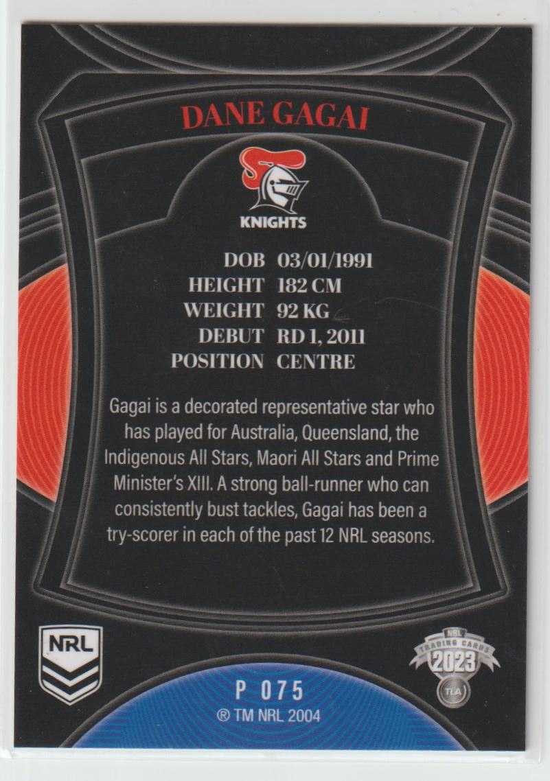 P075 Dane Gagai Newcastle Knights Silver Special