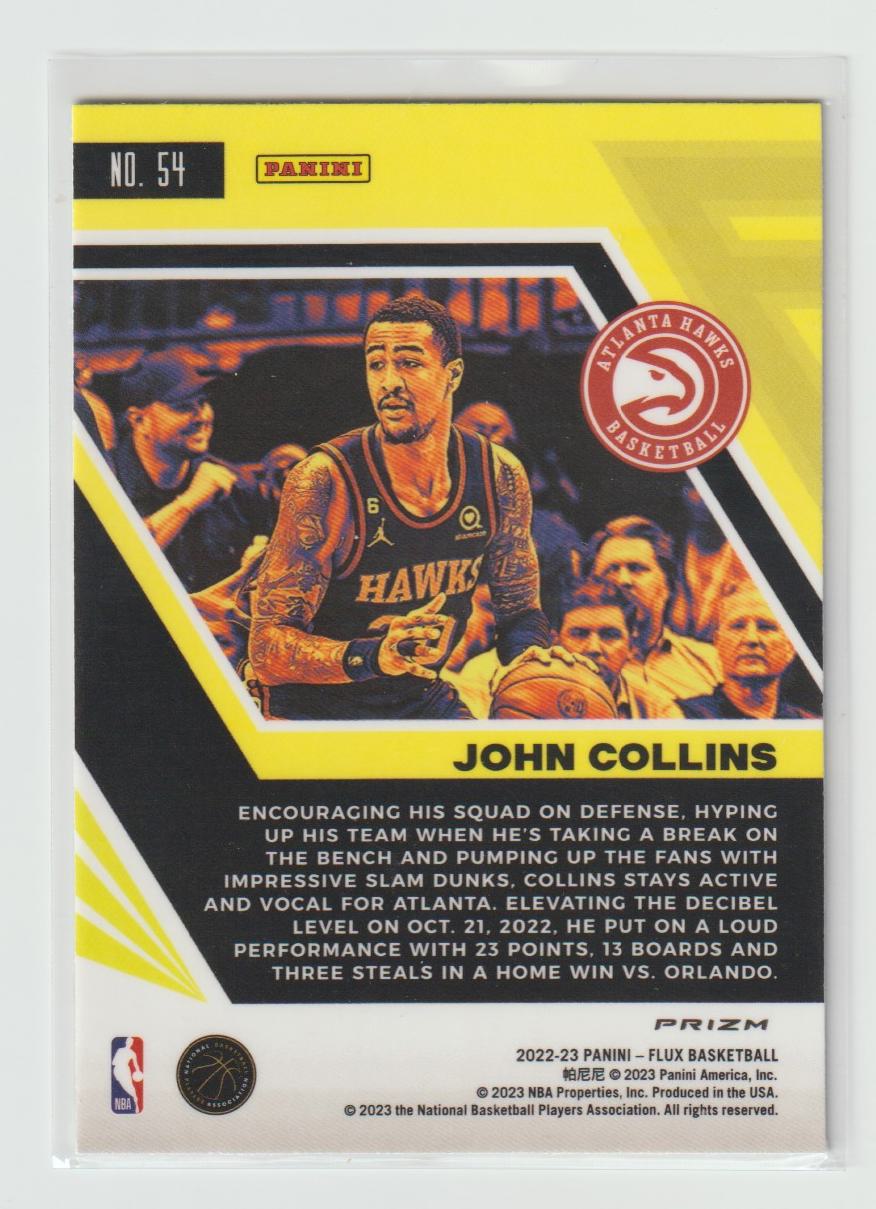 054 John Collins - Atlanta Hawks Silver