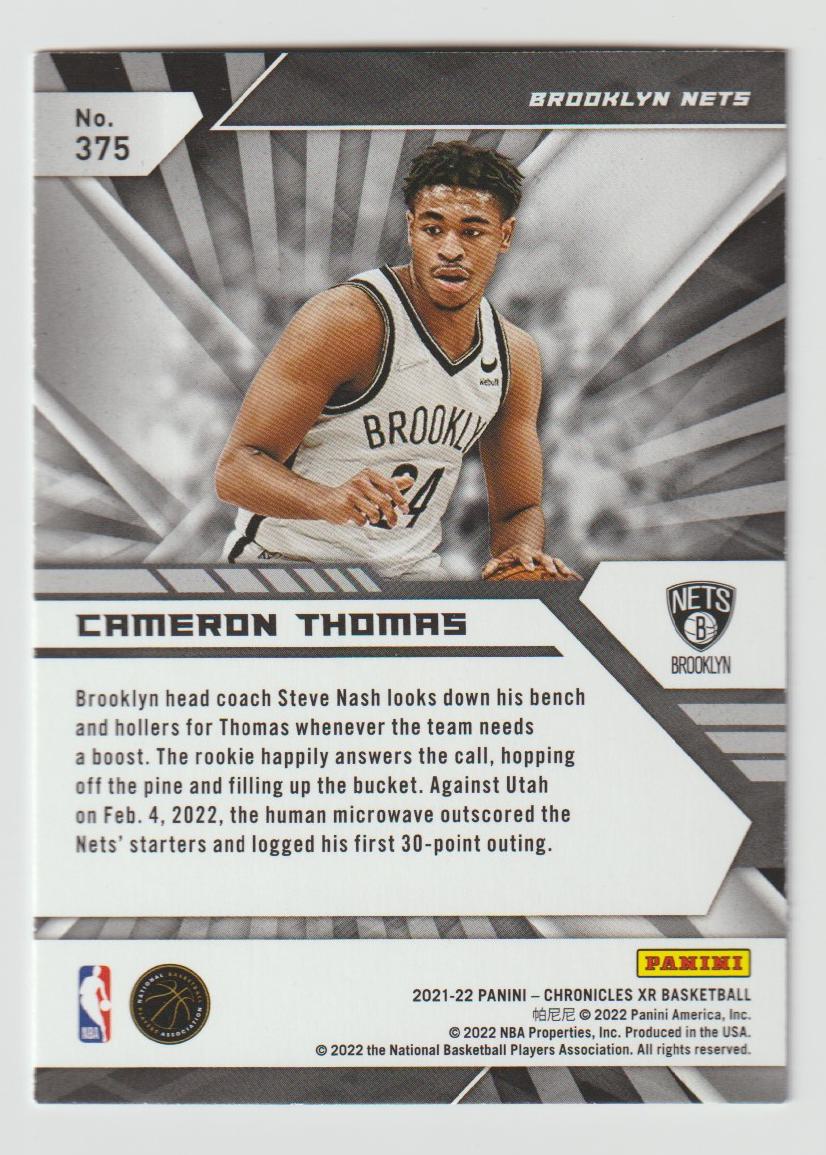 375 Cameron Thomas - Brooklyn Nets