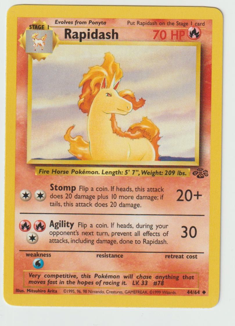 44/64: Rapidash – Fire – Uncommon