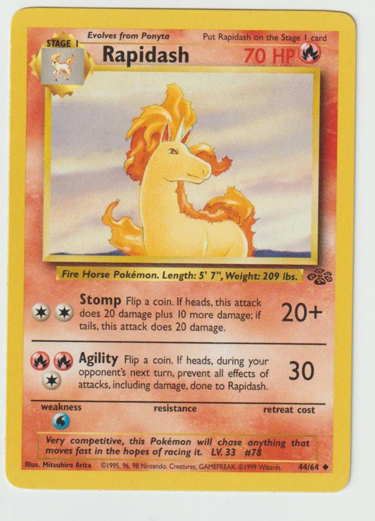 44/64: Rapidash – Fire – Uncommon