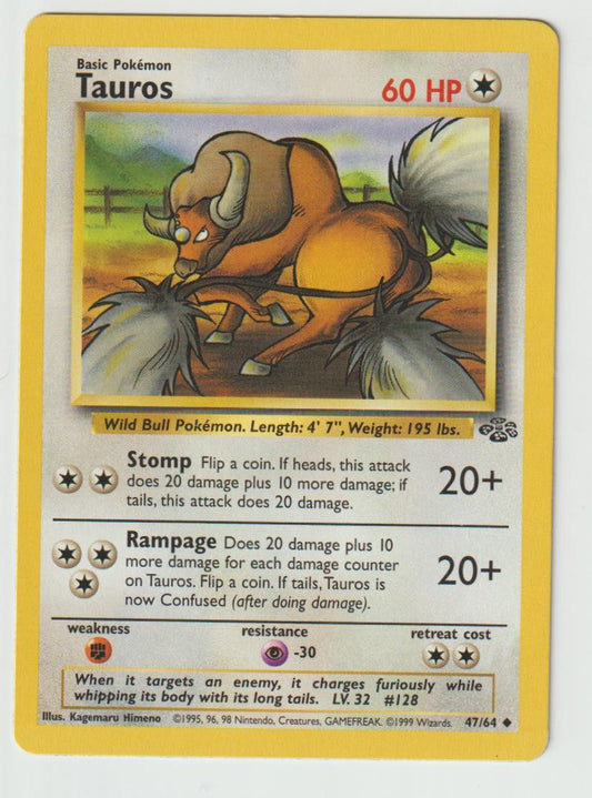 47/64: Tauros – Colorless – Uncommon