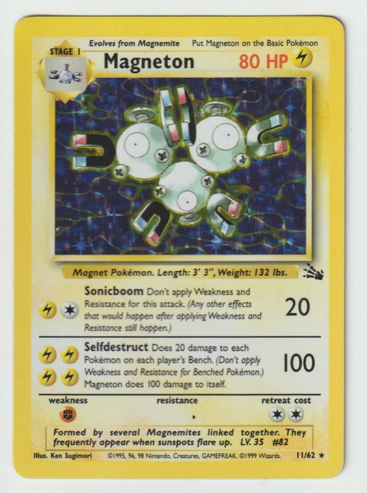 11/62: Magneton – Lightning – Rare Holo