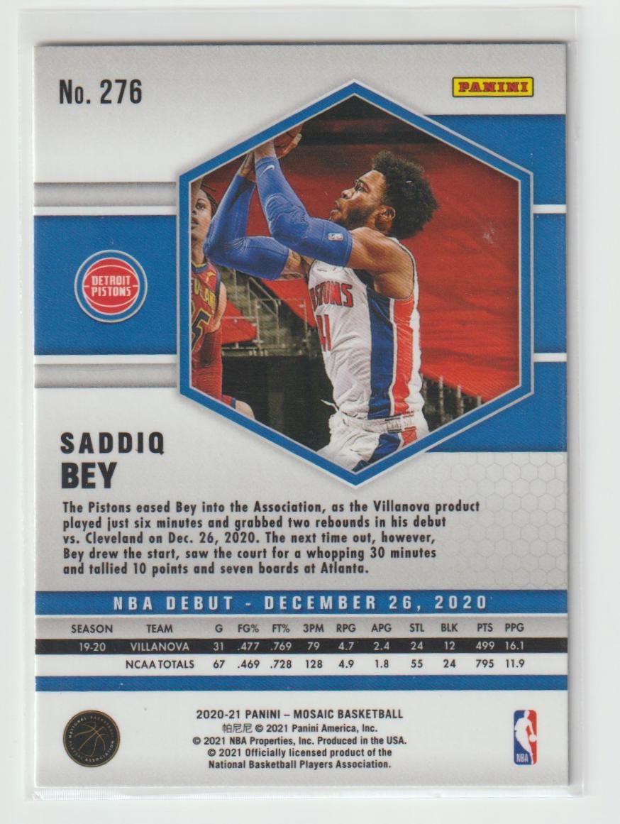 276 Saddiq Bey - Detroit Pistons