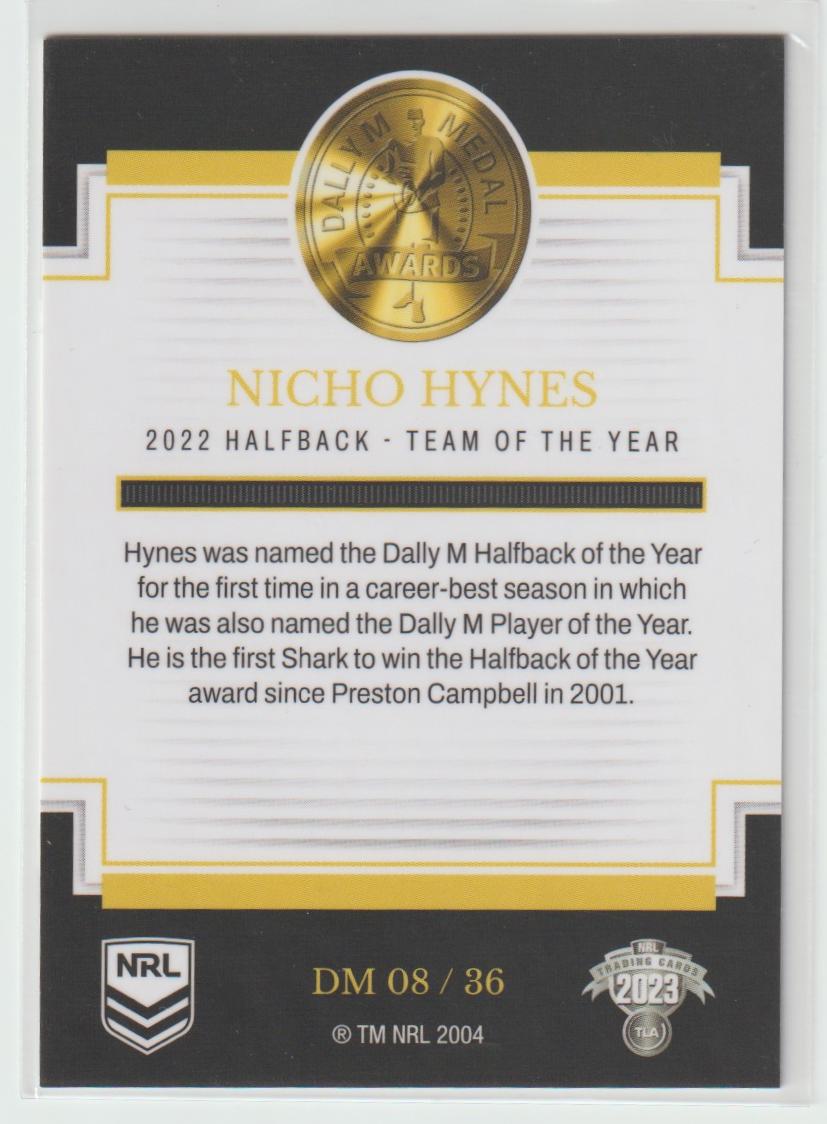 Dally M Awards DM 08 SHARKS NICHOLAS HYNES