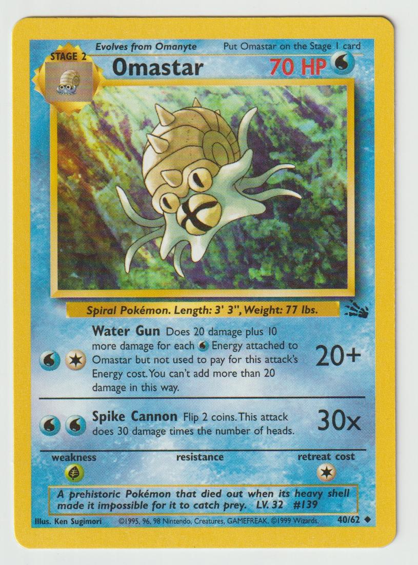 40/62: Omastar – Water – Uncommon