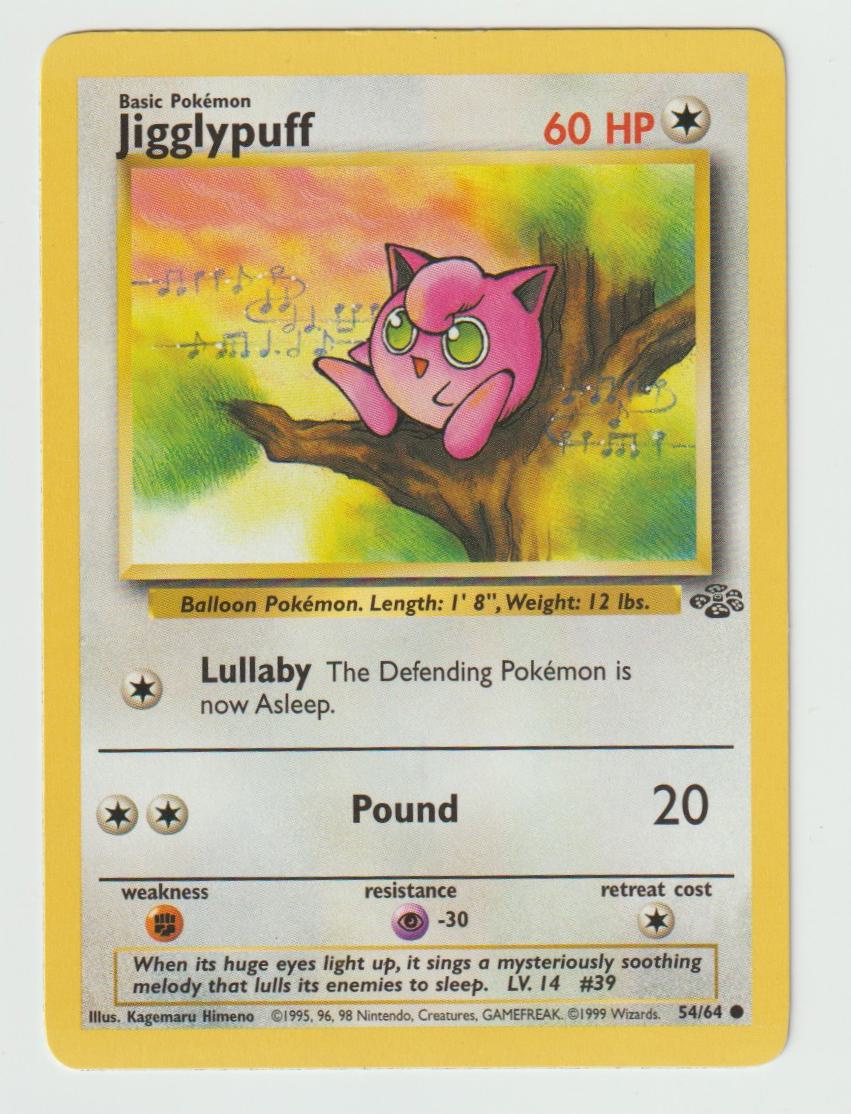 54/64: Jigglypuff – Colorless – Common