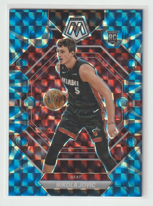 244 Nikola Jovic Miami Heat Reactive Blue