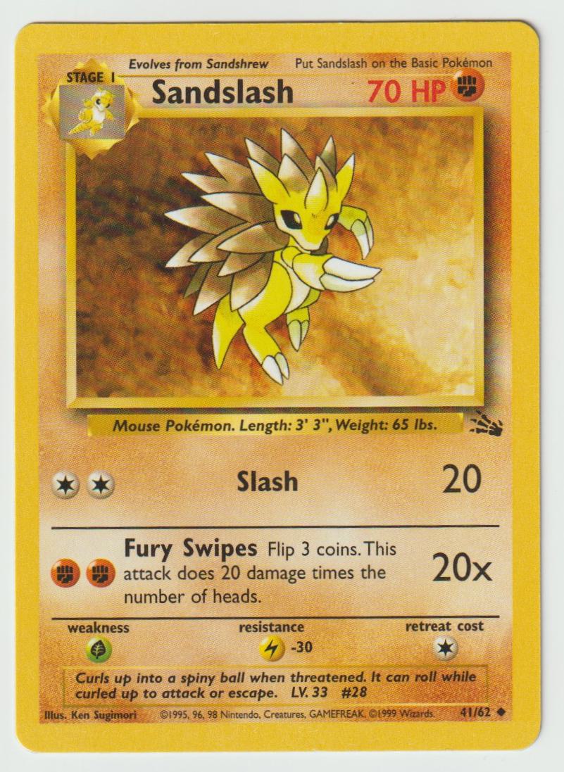 41/62: Sandslash – Fighting – Uncommon