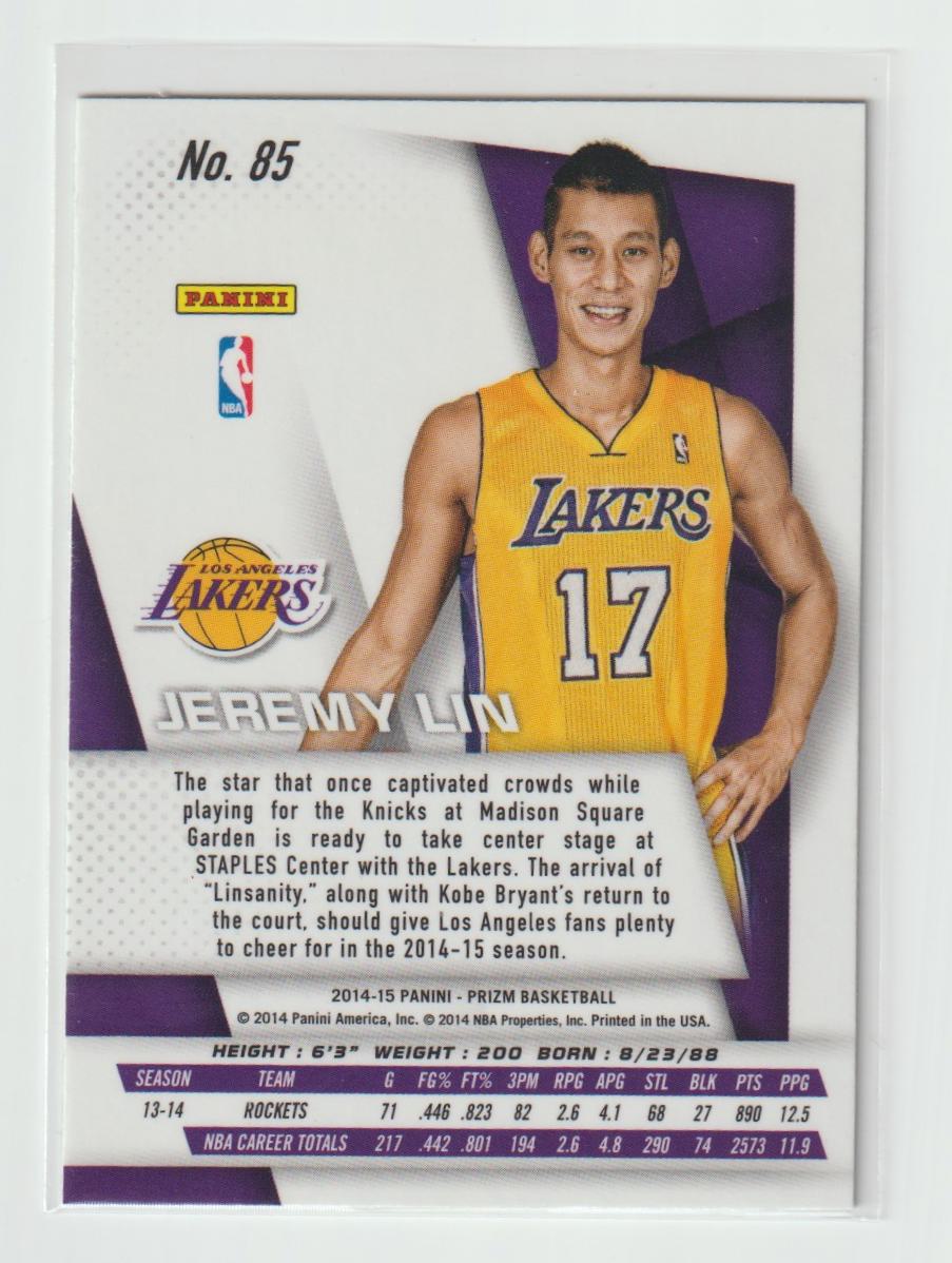 085 Jeremy Lin LA Lakers