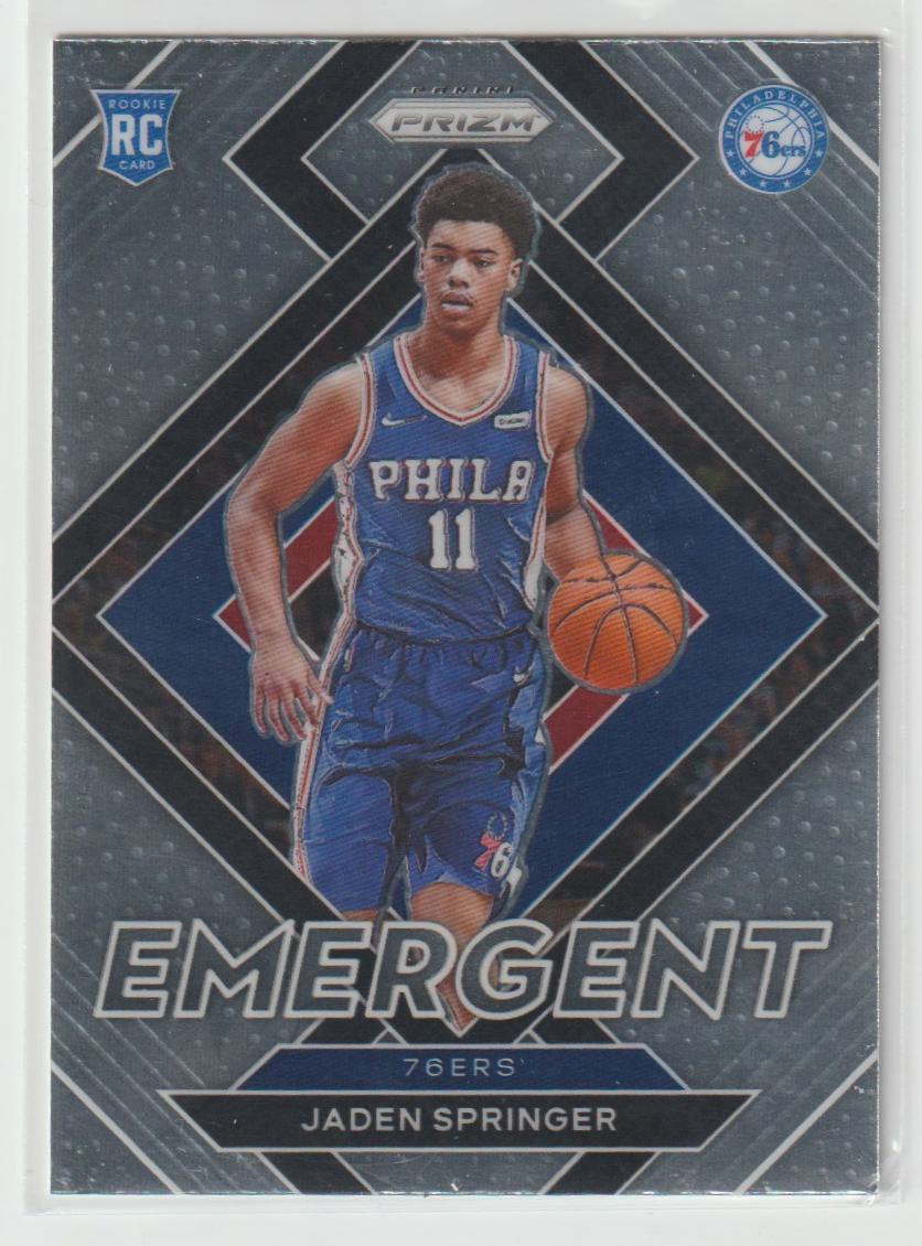Emergent 026 Jaden Springer - Philadelphia 76ers