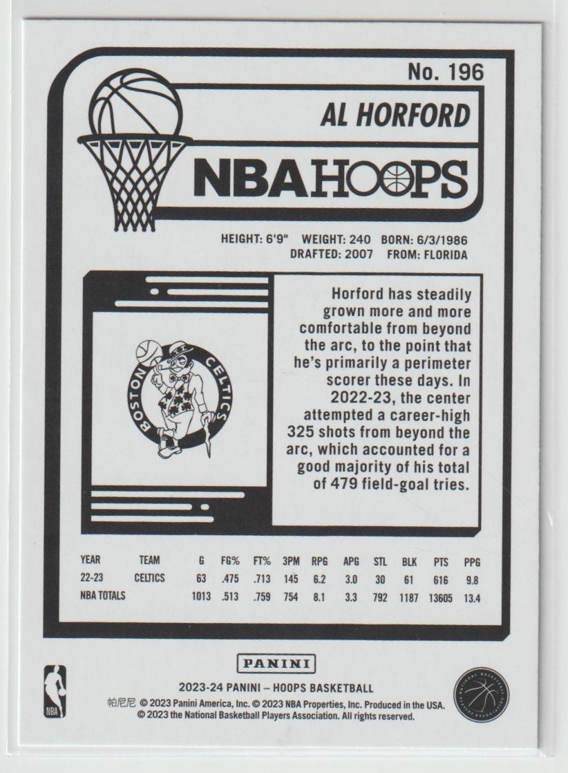 196 Al Horford - Boston Celtics Purple