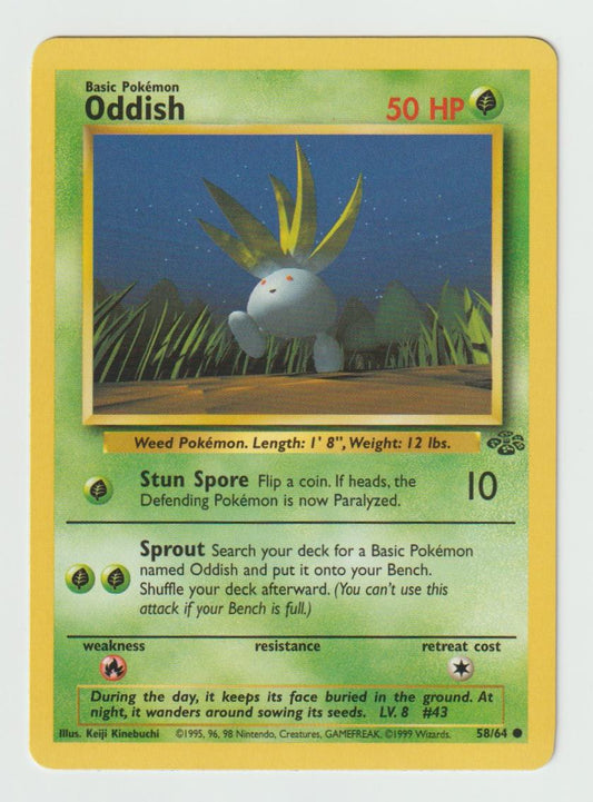 58/64: Oddish – Grass – Common