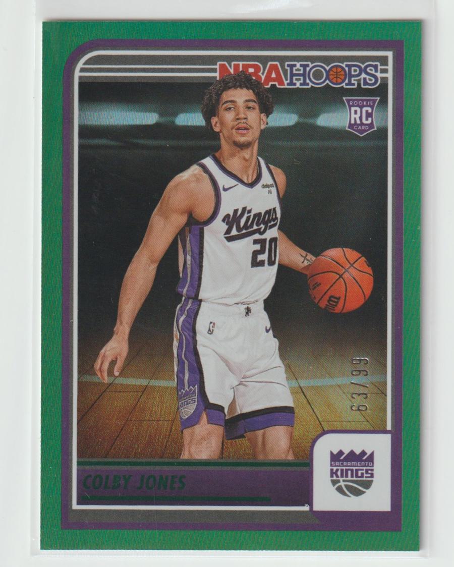 270 Colby Jones - Sacramento Kings Green 63/99