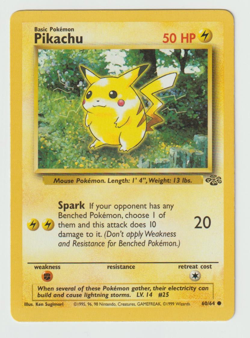 60/64: Pikachu – Lightning – Common